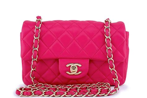 chanel fuchsia bag|pink chanel bag.